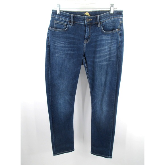 Tommy Bahama Denim - Tommy Bahama Slim Boyfriend Jeans Womens 29x29 Blue Denim Stretch Mid Rise Ankle